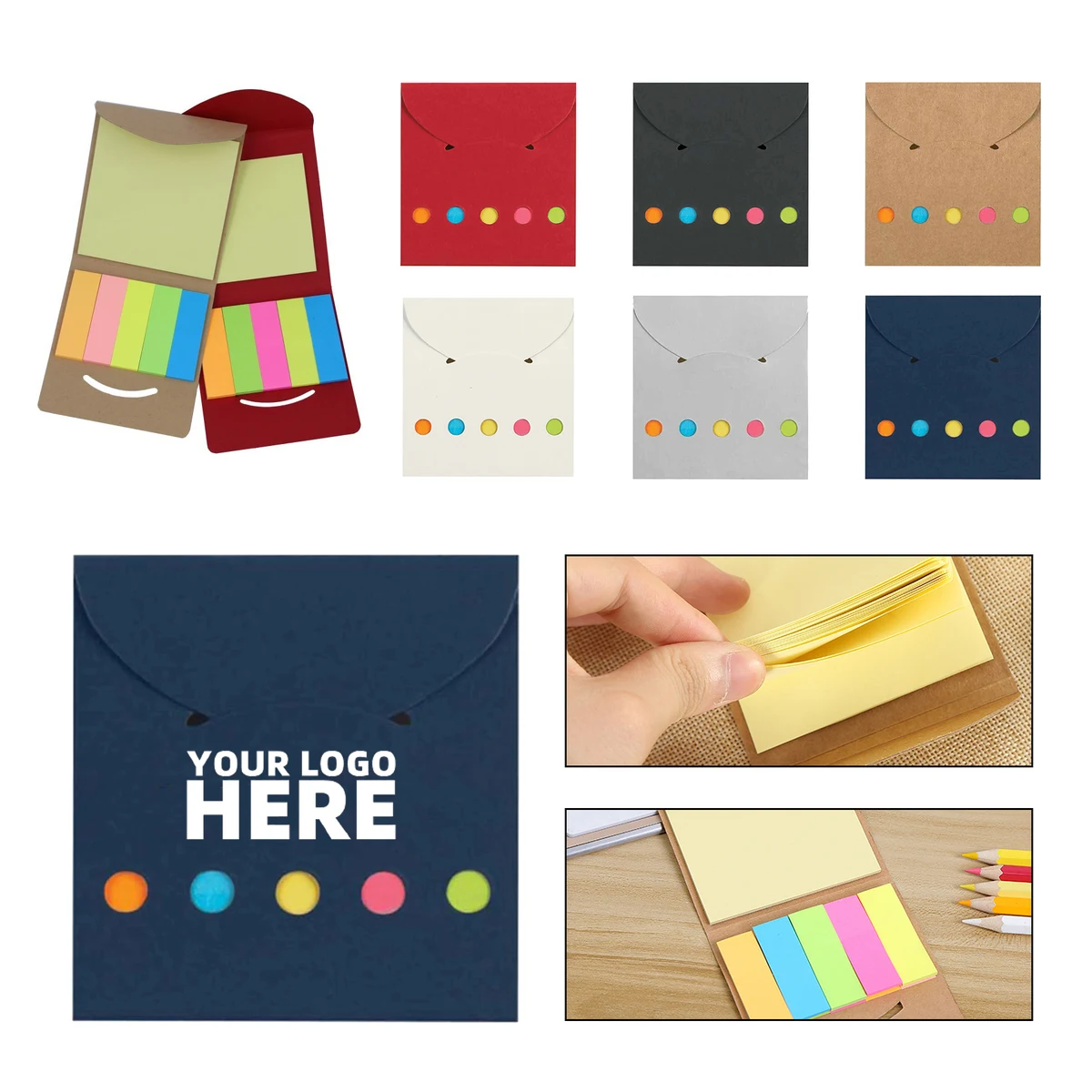 Kraft Combination Sticky Notes 1