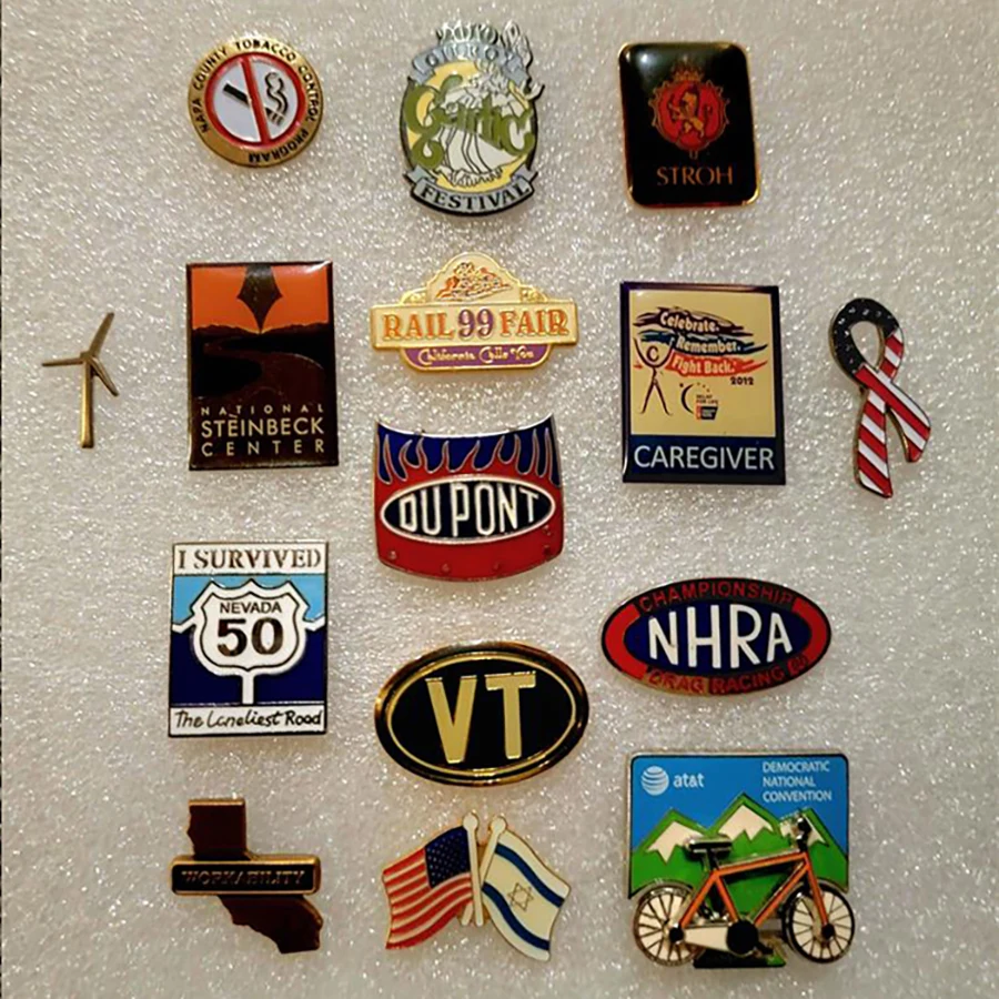 custom enamel pins prices vary by style 1