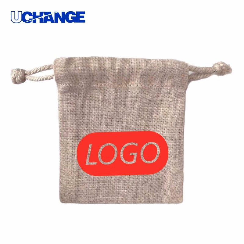 Natural Cotton Drawstring Bag