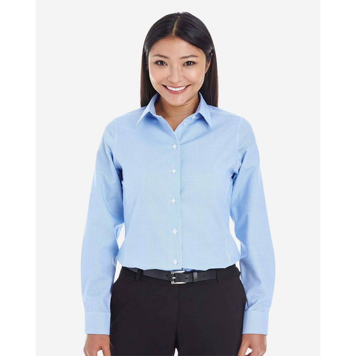 Women's Crown Collection® Royal Dobby Woven Dress Shirt - DG532W 1