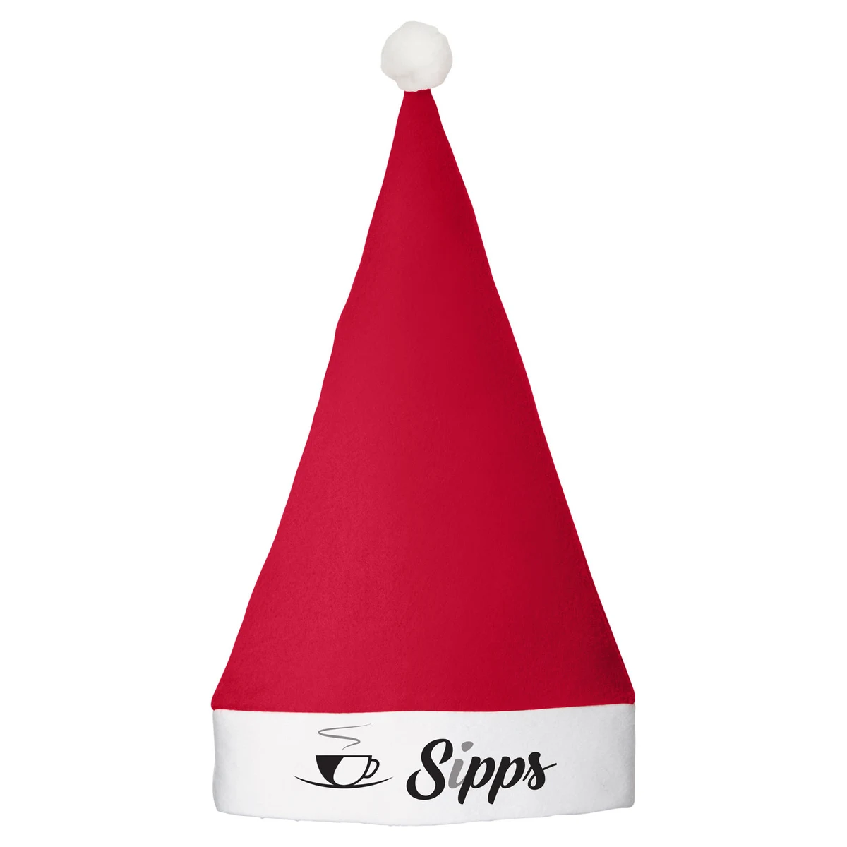 Holiday Christmas Felt Santa Hat 1