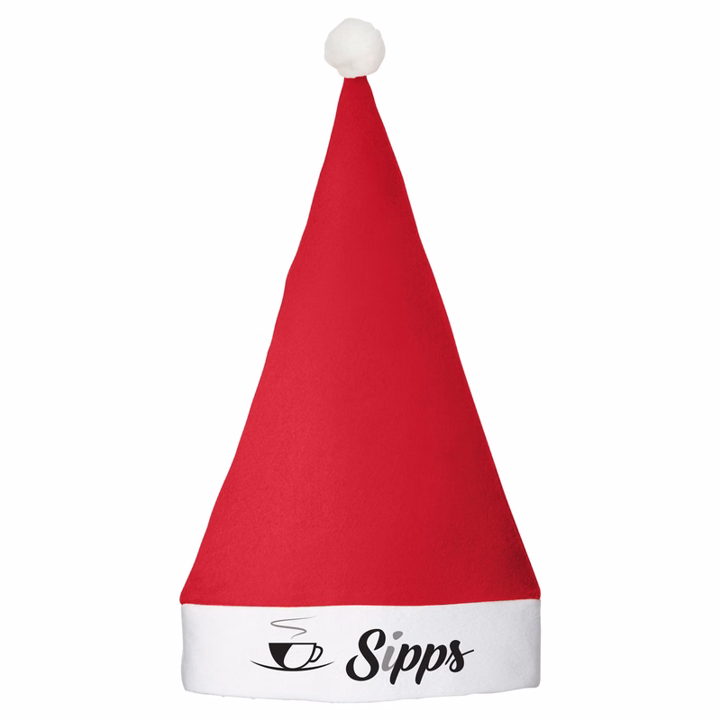 Holiday Christmas Felt Santa Hat