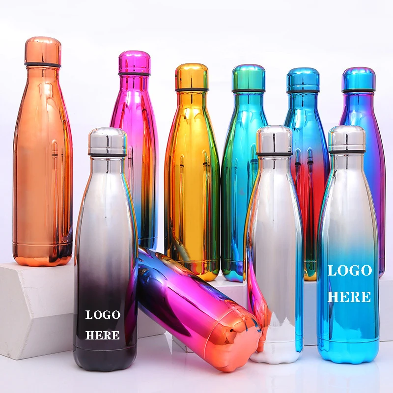 17Oz Colorful Electroplating Double Wall Insulated Sports Bottle 1