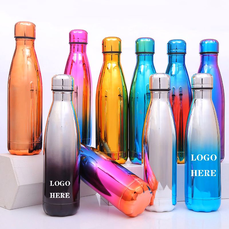 17Oz Colorful Electroplating Double Wall Insulated Sports Bottle