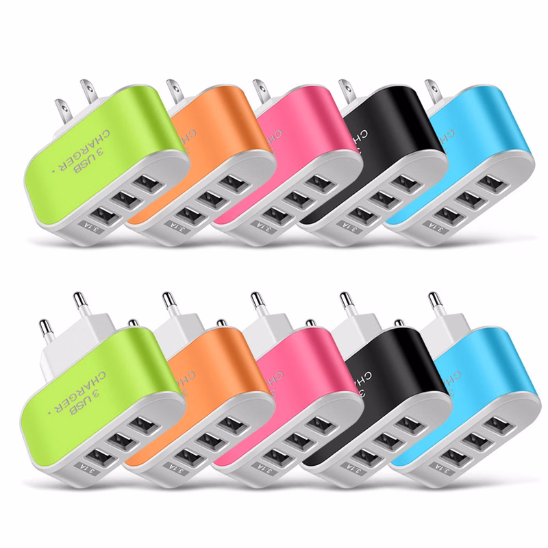 Quick Portable 3 Port USB Charger