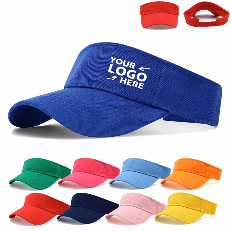 Breathable Cotton Wide Brim Sports Visor