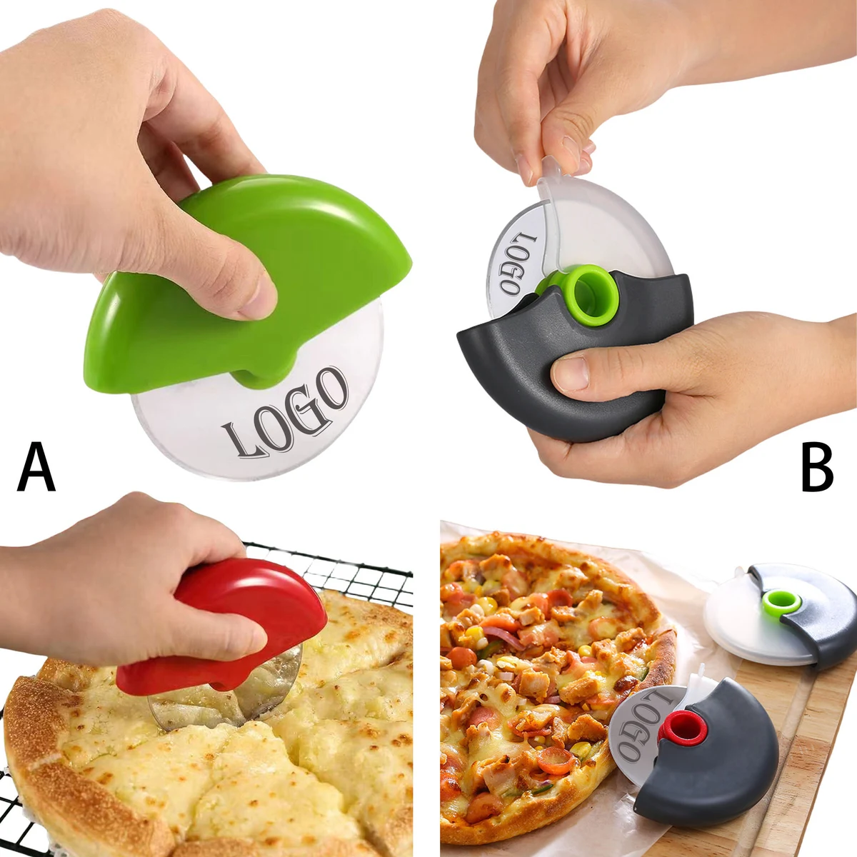 Portable Round Pizza Slicer MOQ20 1