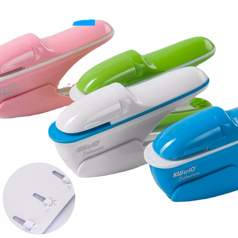 Hand-held Mini Safe Stapler without Staples Staple Free Stap