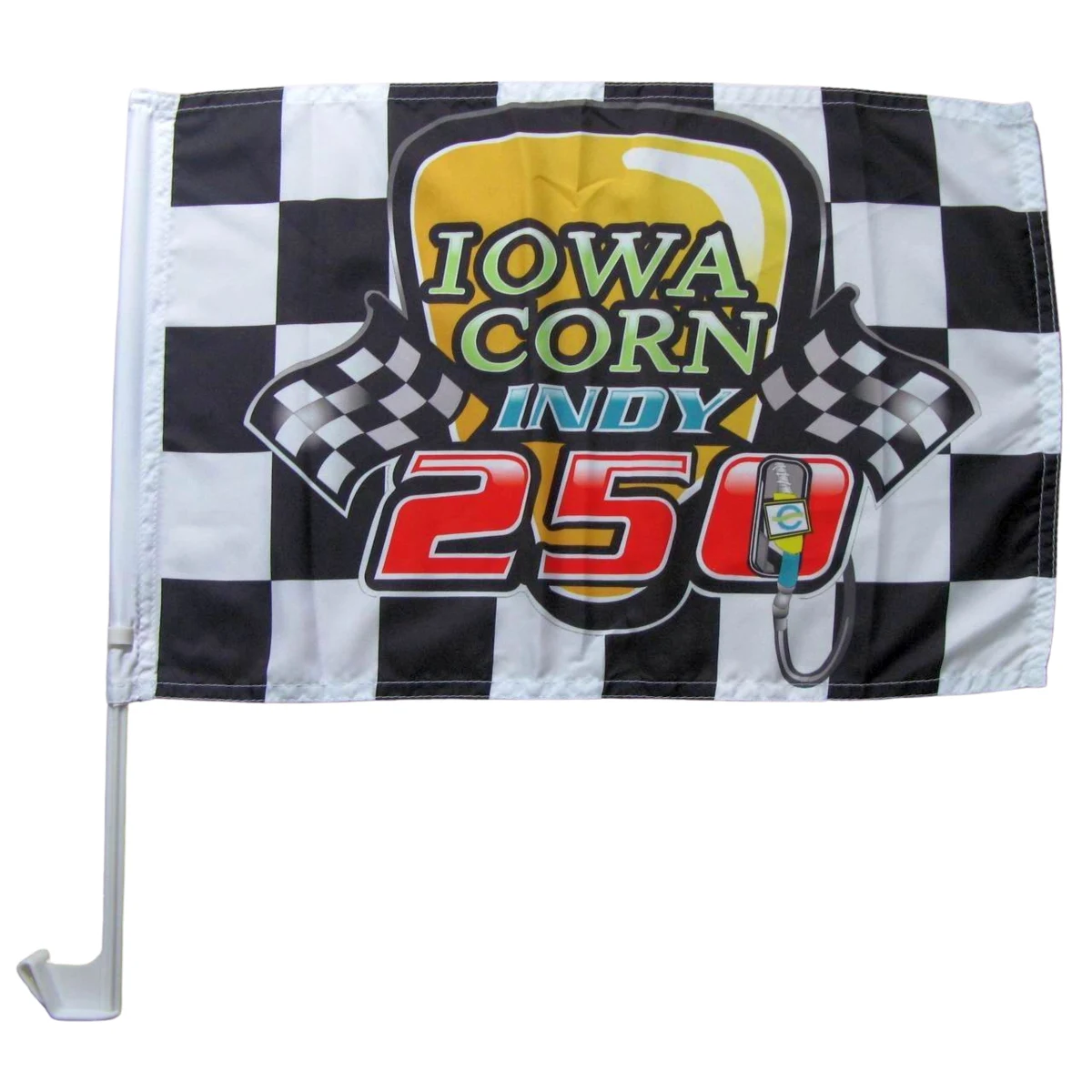 Car Flag SINGLE SIDED Economy Polyester - Custom Printed 1