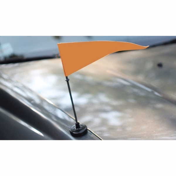 Semi-Stock Blanks Magnetic Car Flag - ePoly 1 Ply
