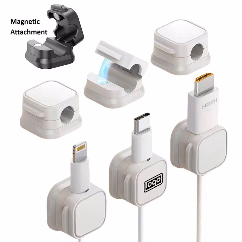 6PCS Desk Magnetic Cord Organizer