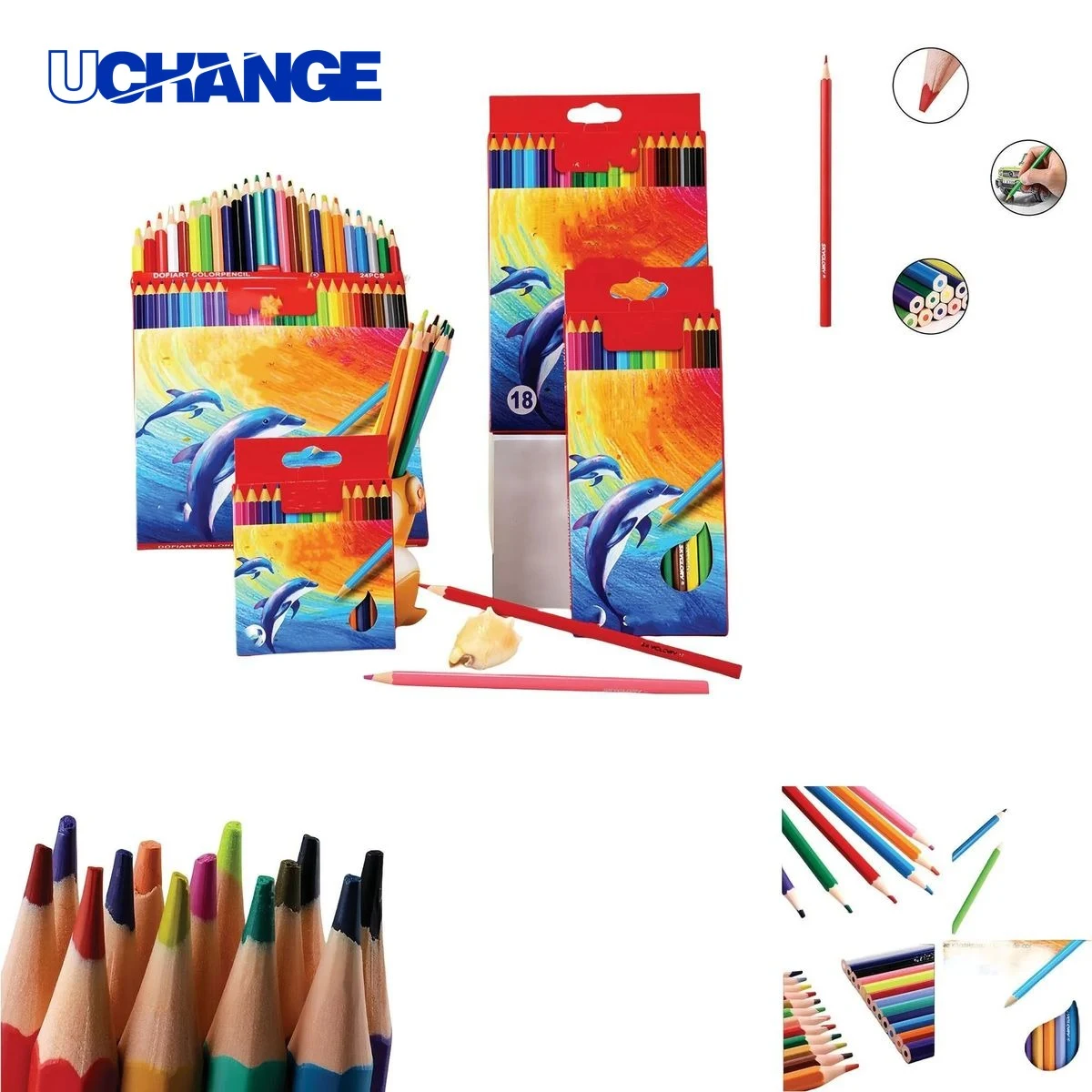 24-Piece Colored Pencil Set for Art 1