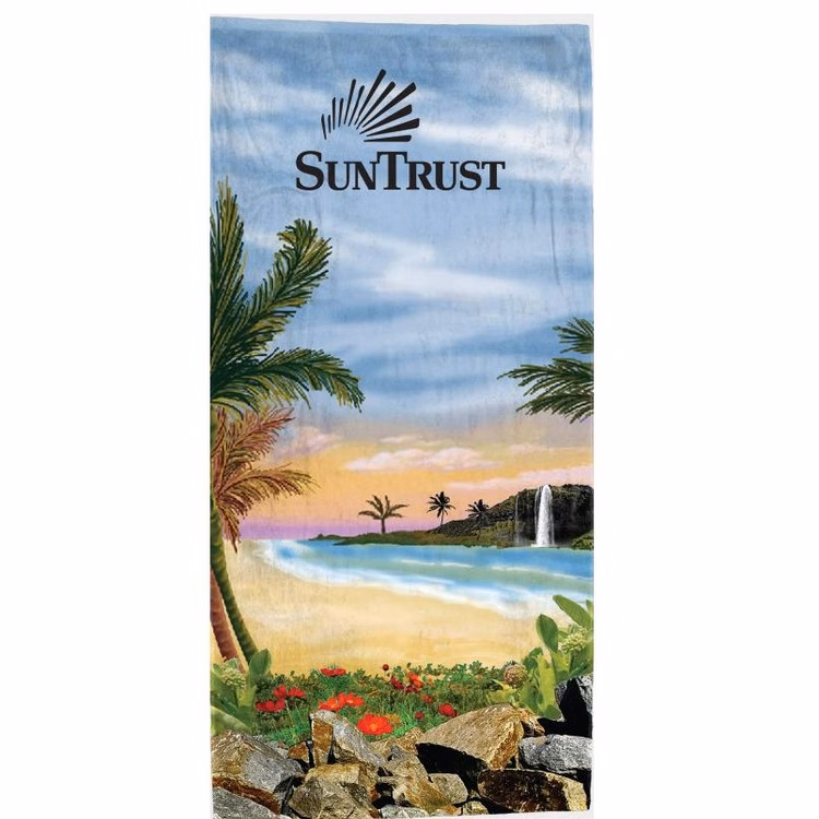 Distant Shores Stock Design Beach Towel