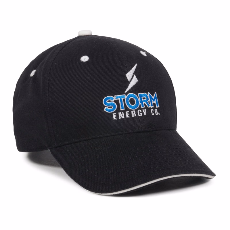Brushed Twill w/Sandwich Visor