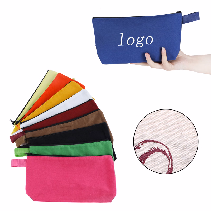 Canvas Pen Bag For Organizing Stationery