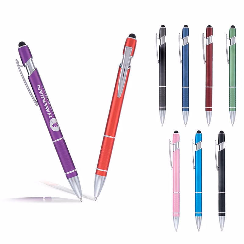Ellipse Stylus - Laser Engraved - Metal Pen