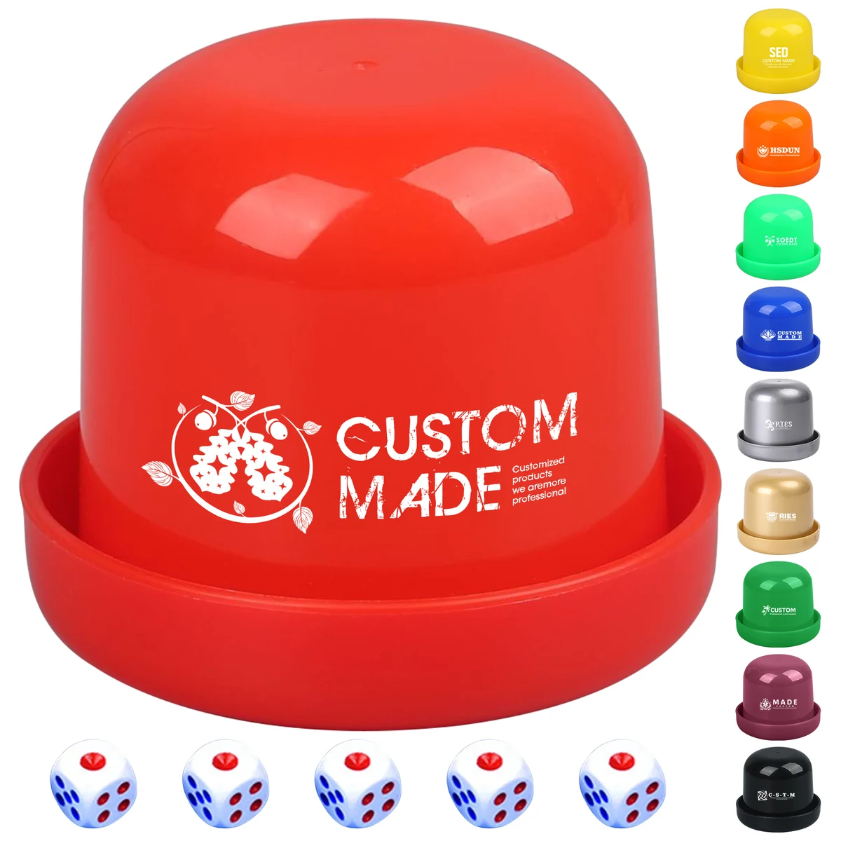 Plastic Game Dice Cup Shaker 1