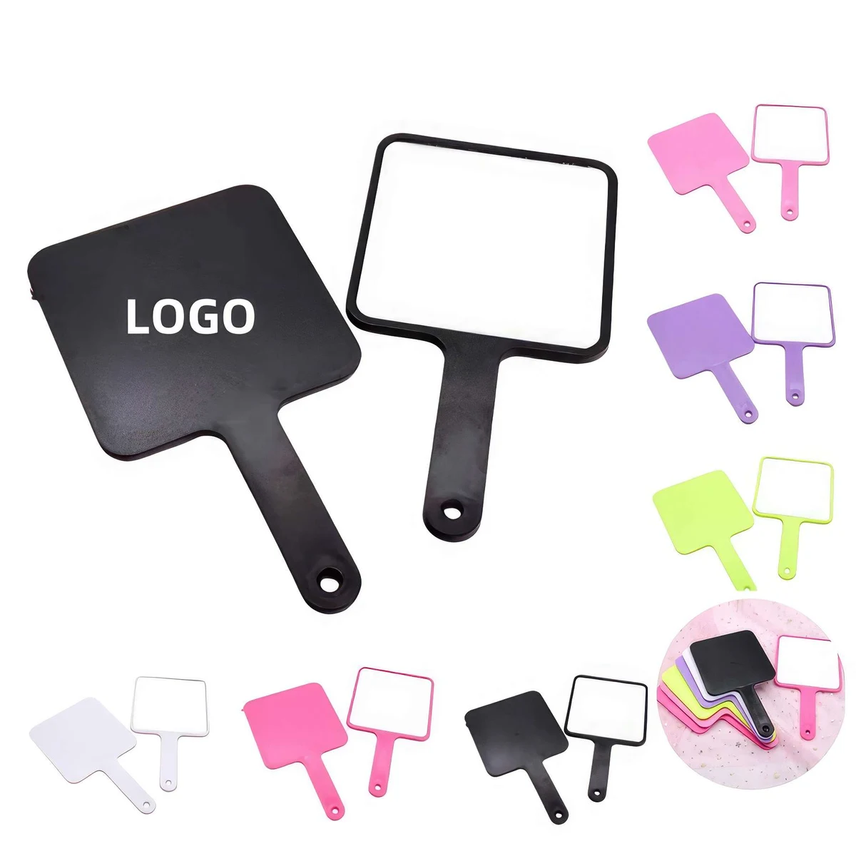 Customizable Hand-Held Makeup Mirror 1