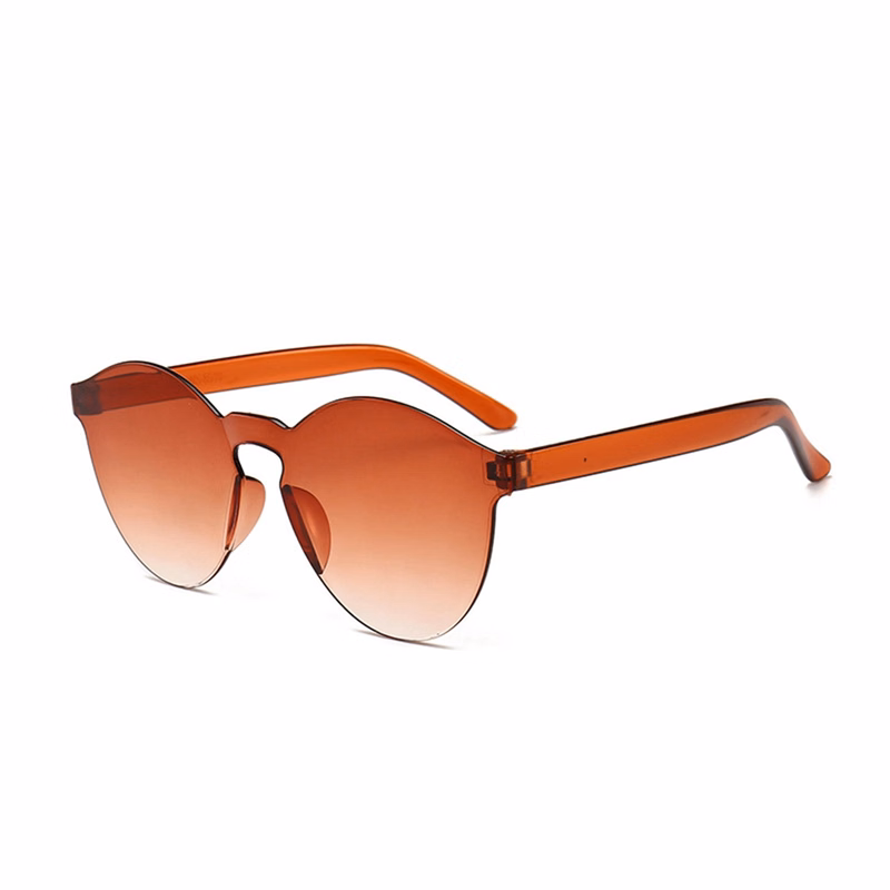 Transparent Marine Frameless Sunglasses