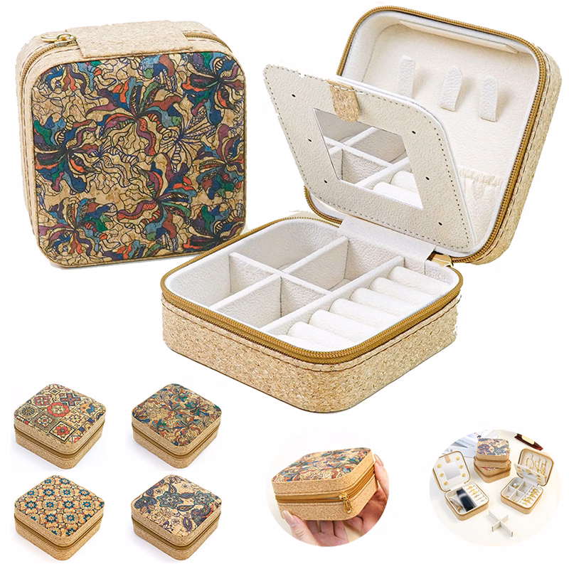 Retro Cork Jewelry Box