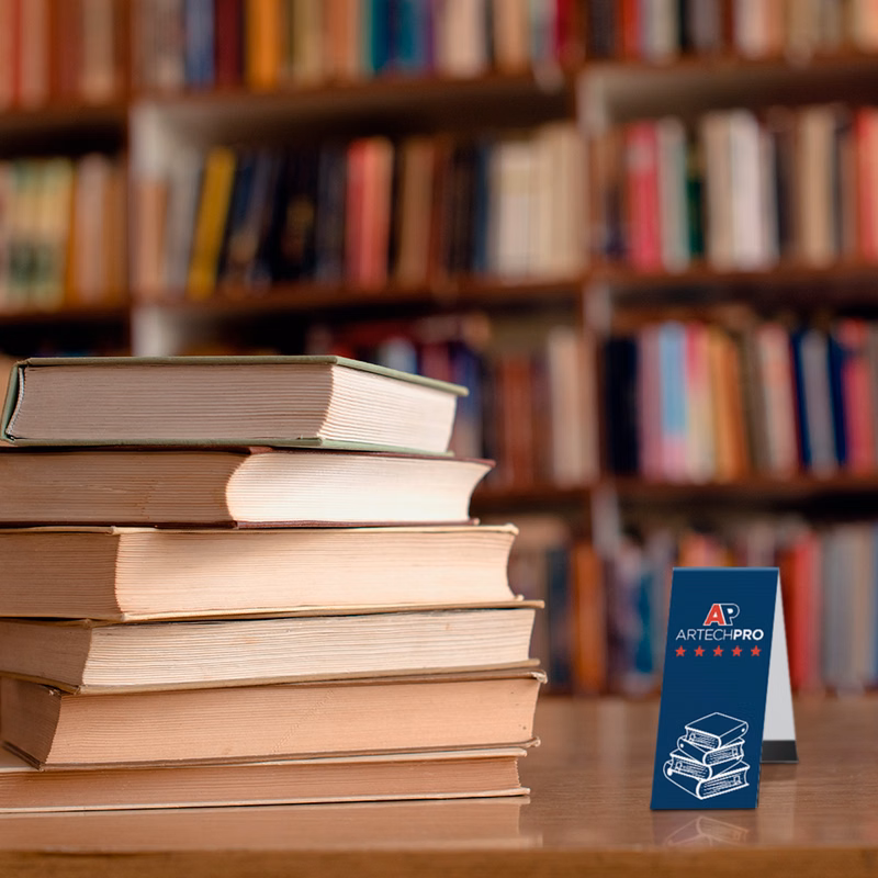 Plastic Magnetic Bookmark (1.75"x4"), Full Colour, Any Bleed Edge