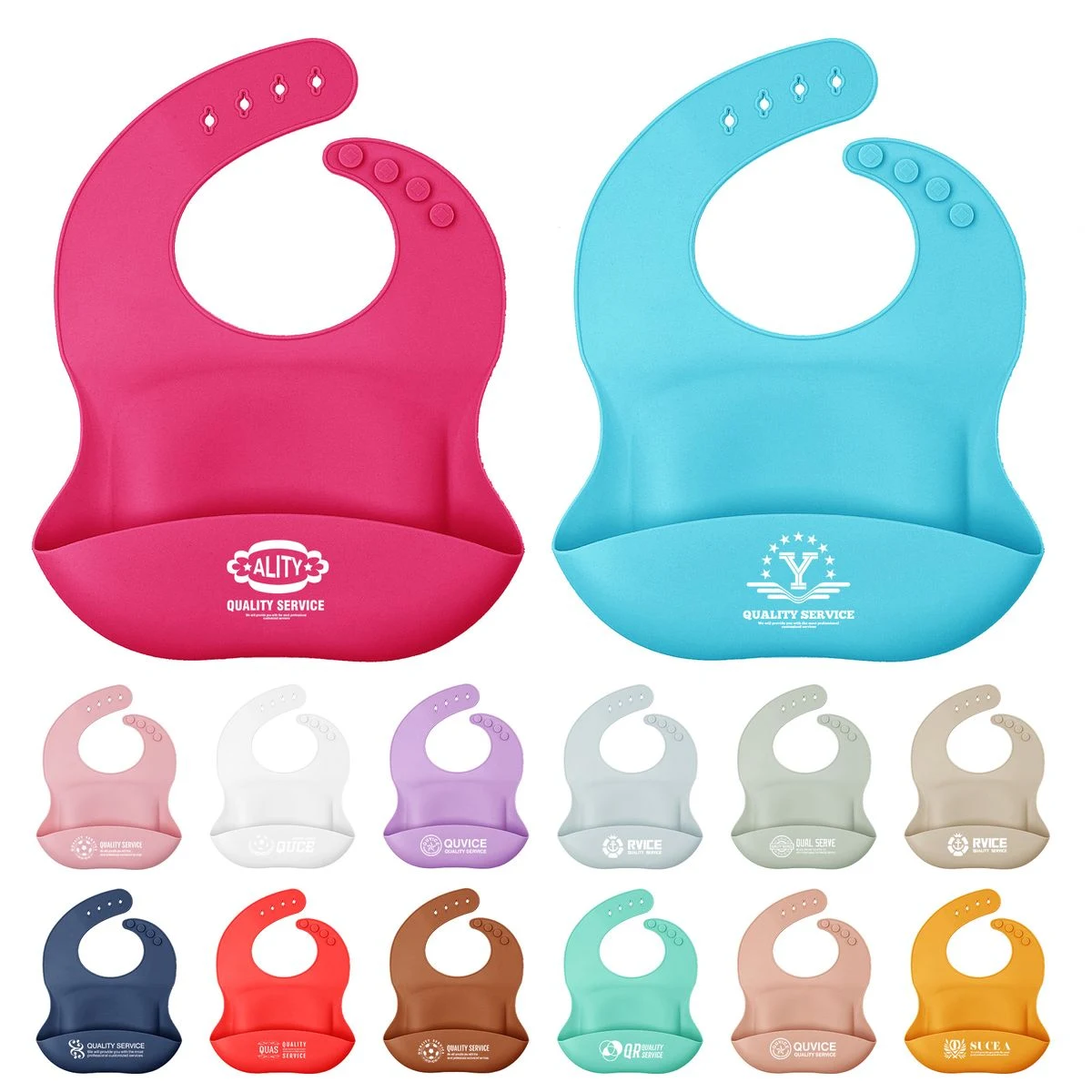 Soft Silicone Feeding Aprons 1