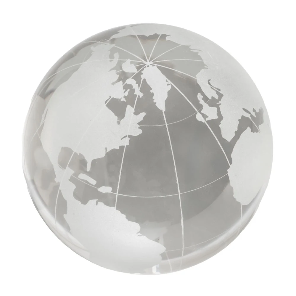 Crystal Globe Paperweights 1