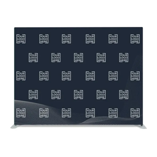 10ft x 8ft Step and Repeat Straight Pillow Case Backdrop 1