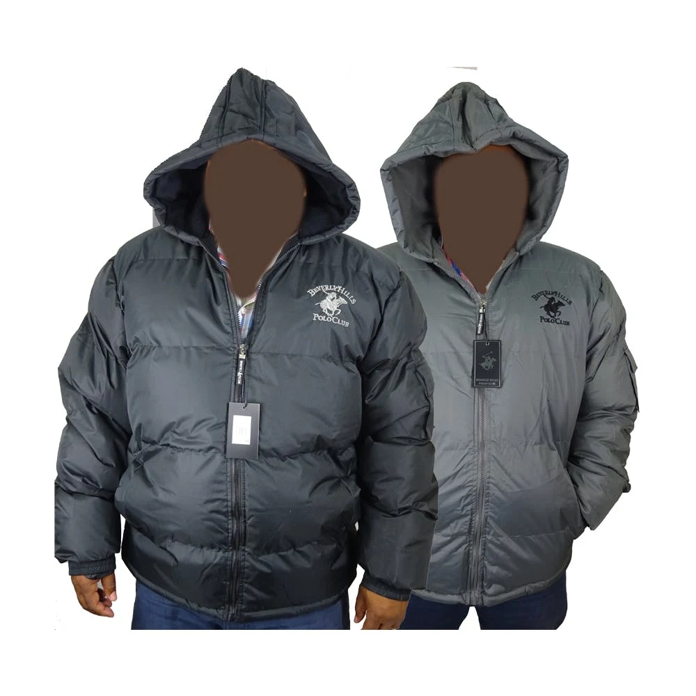 Men's Big & Tall Hooded Jackets - Fleece Lining 3X-5X 1