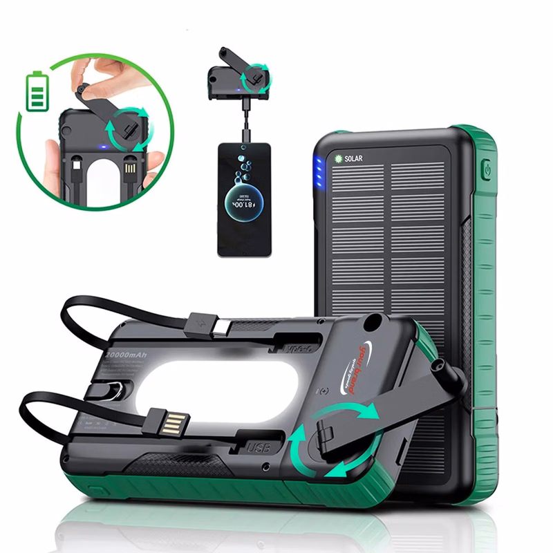 Hand Crank Solar Power Bank