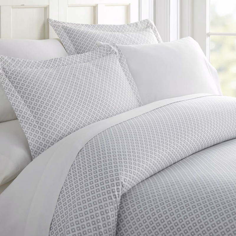 Duvet Cover Sets - Gray Polaris Twin 2 Piece