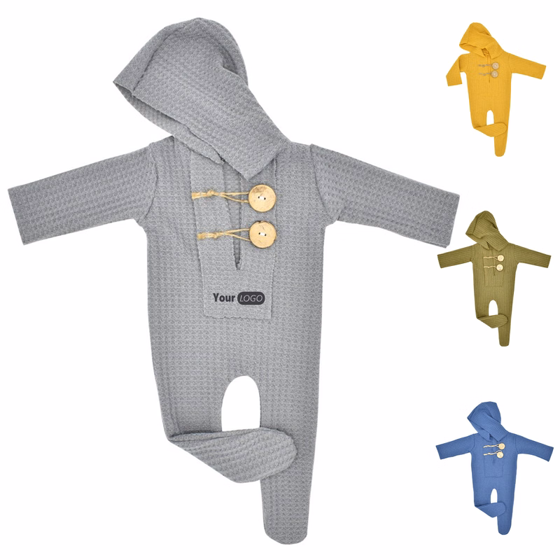 Baby knitted one-piece photo studio photo suit