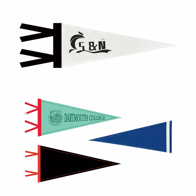 Hangable Felt Triangular Flag