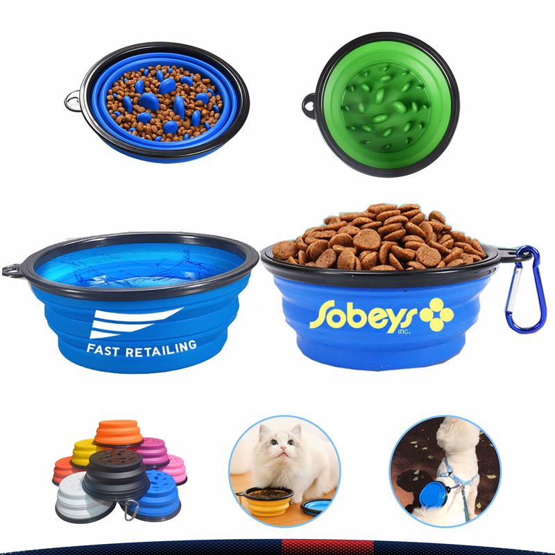 Foldable Slow Feeder Pet Bowl
