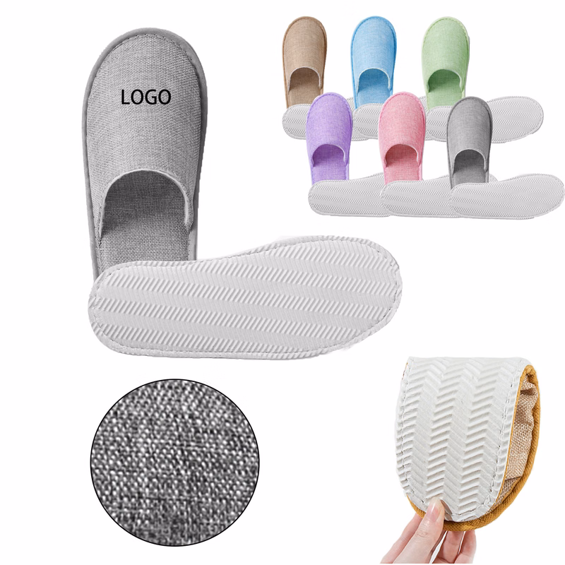 Hotel Disposable Linen Slippers