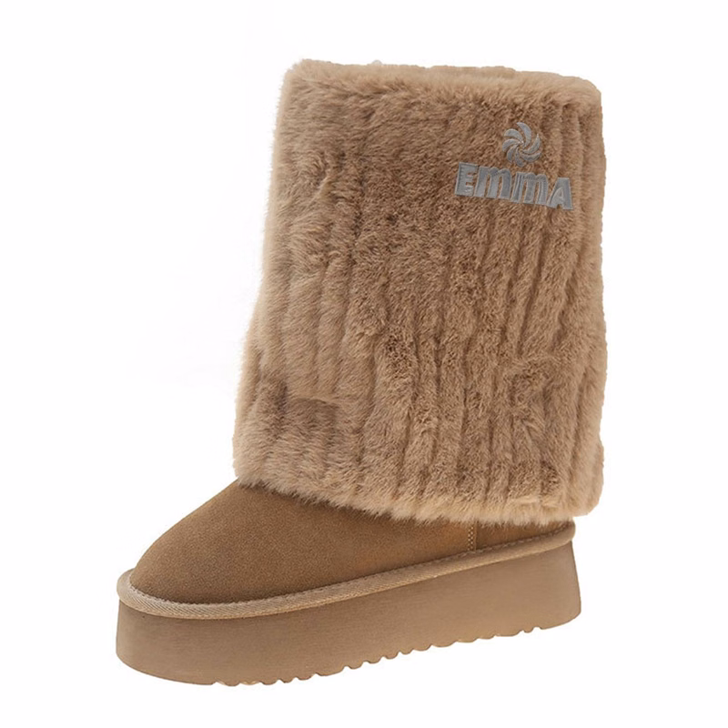 Women's Fuzzy Fleece Boots