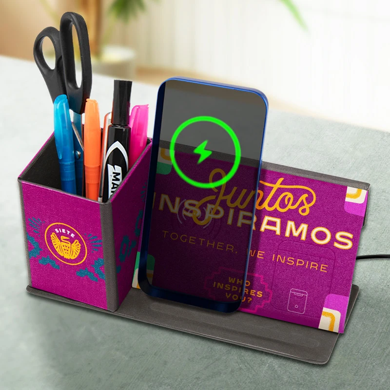 Chi-Charge Wireless Charging Desk Organizer 1