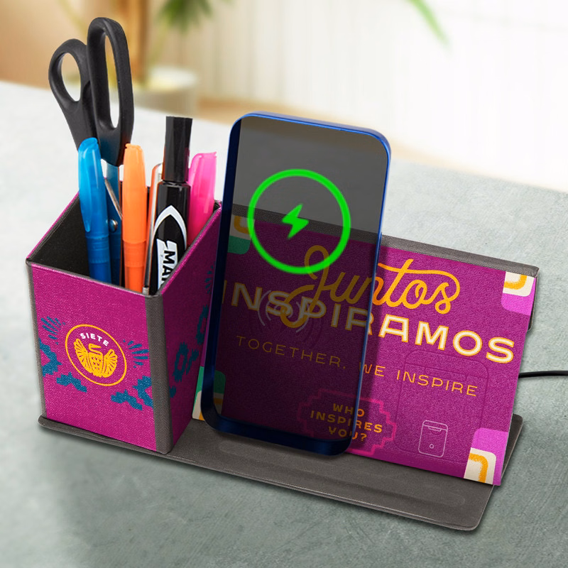Chi-Charge Wireless Charging Desk Organizer