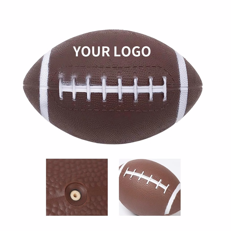 Machine Sewn PU Leather Football Ball Size 9