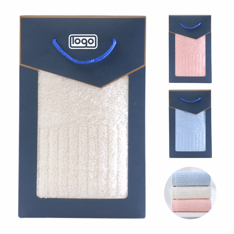 Soft Cotton Bath Towel W/ Gift Box
