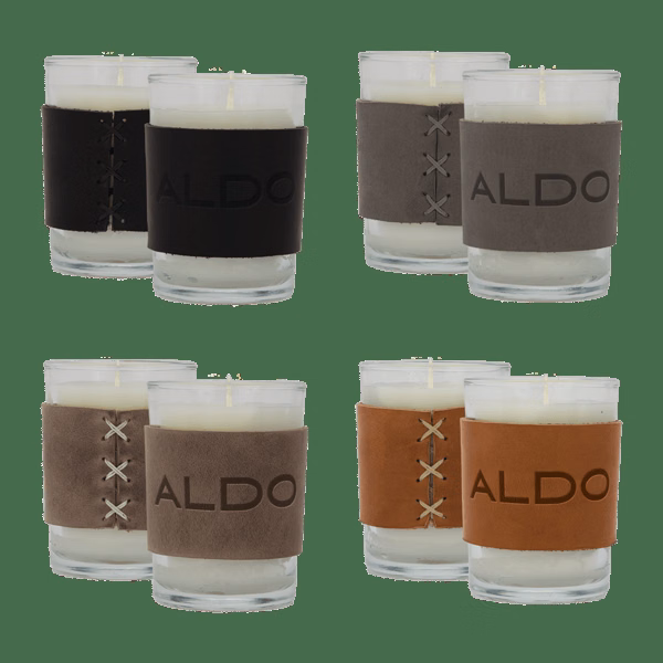 Harper 8 oz. Leather Wrapped Candle