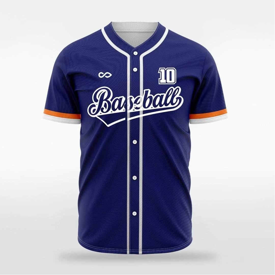 Custom Dye Sublimated Full Button Baseball Jersey 1