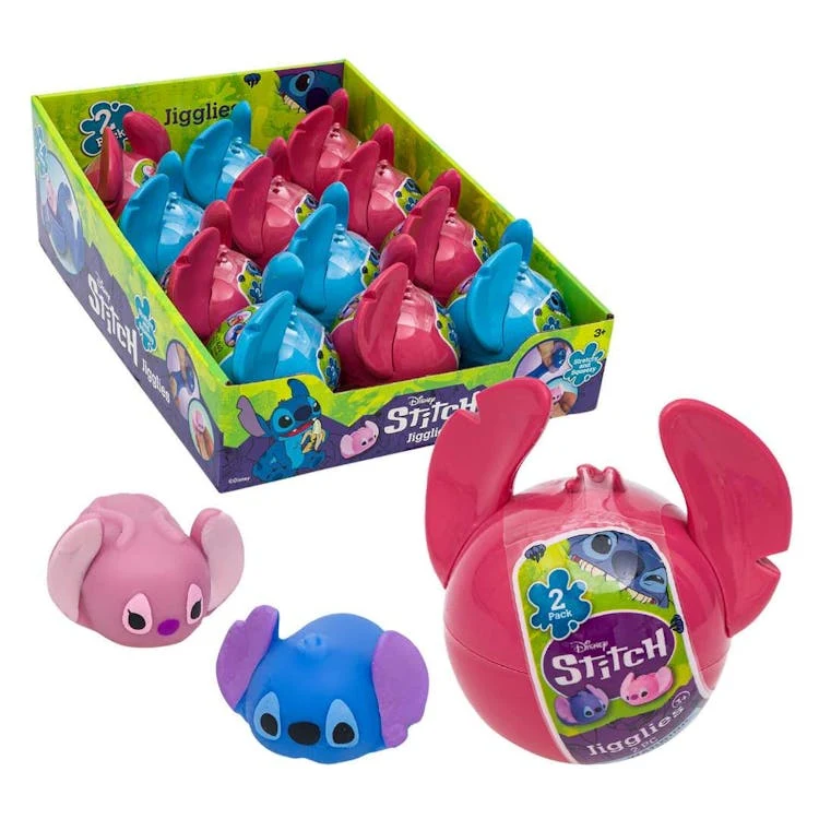 Disney Stitch Jigglies Squeezy Toys - Assorted 1