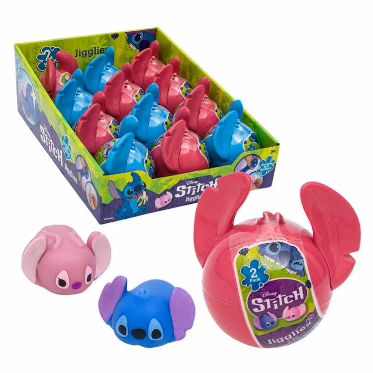 Disney Stitch Jigglies Squeezy Toys - Assorted