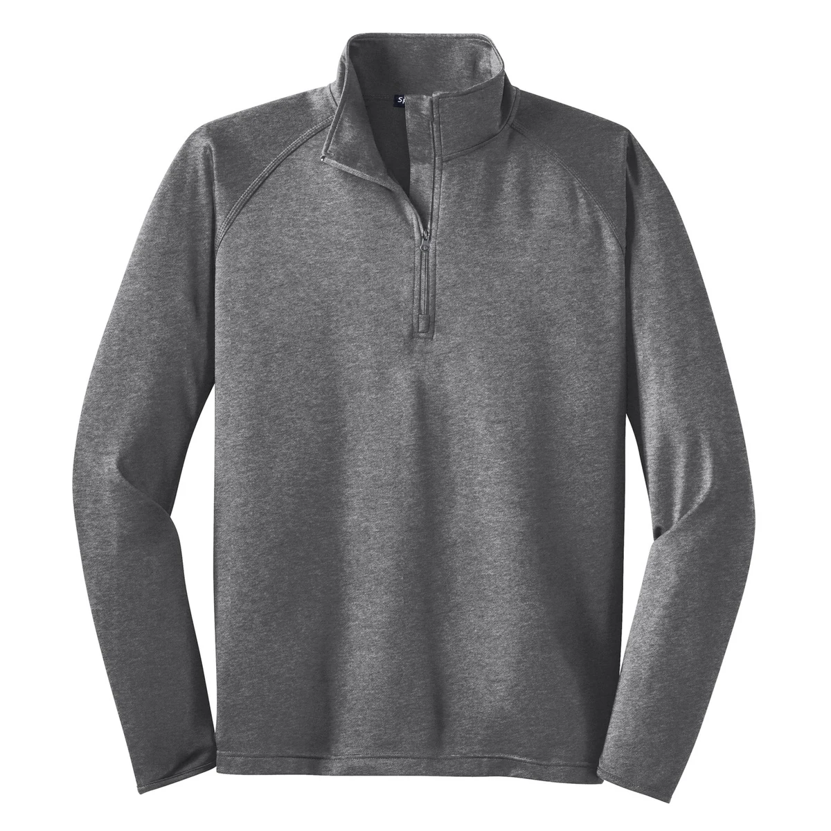 Sport-Tek® Tall Sport-Wick Stretch 1/4-Zip Pullover, custom hoodie or sweatshirt with logo imprint 1