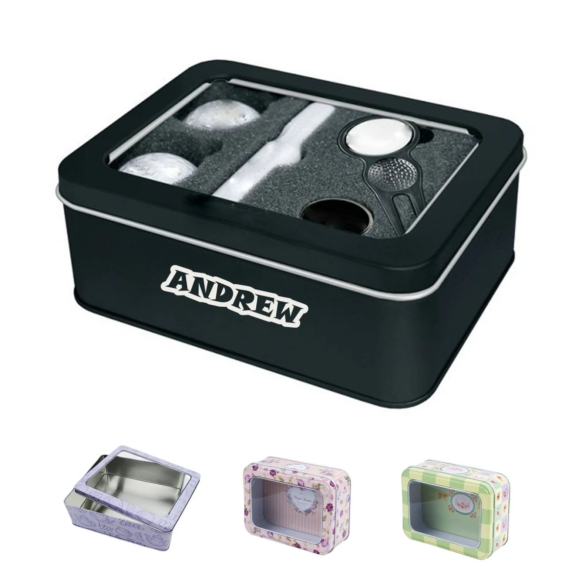 Golf-ball Tin Box 1