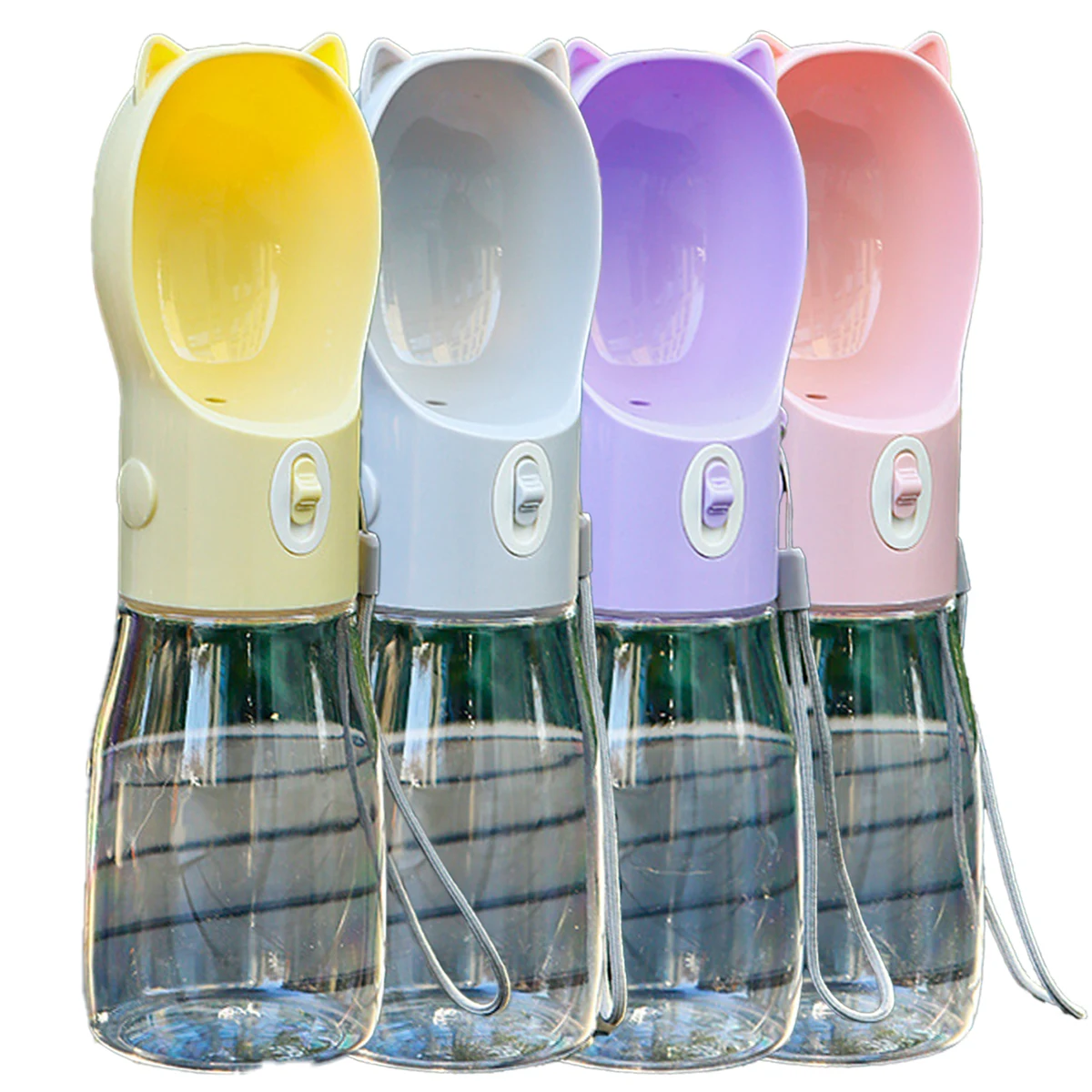 Water 18oz Leak-Proof Dog Bottle: Customizable Active Pets 1