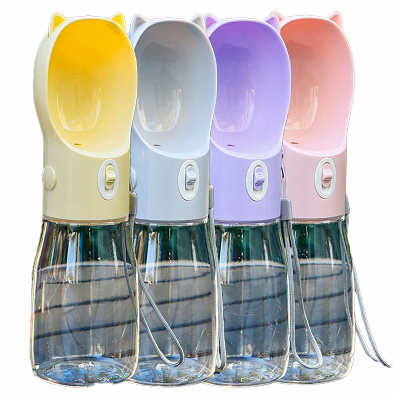 Water 18oz Leak-Proof Dog Bottle: Customizable Active Pets