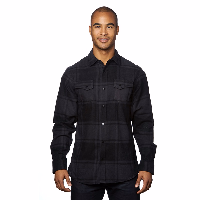Men's Snap Flannel Shirt
