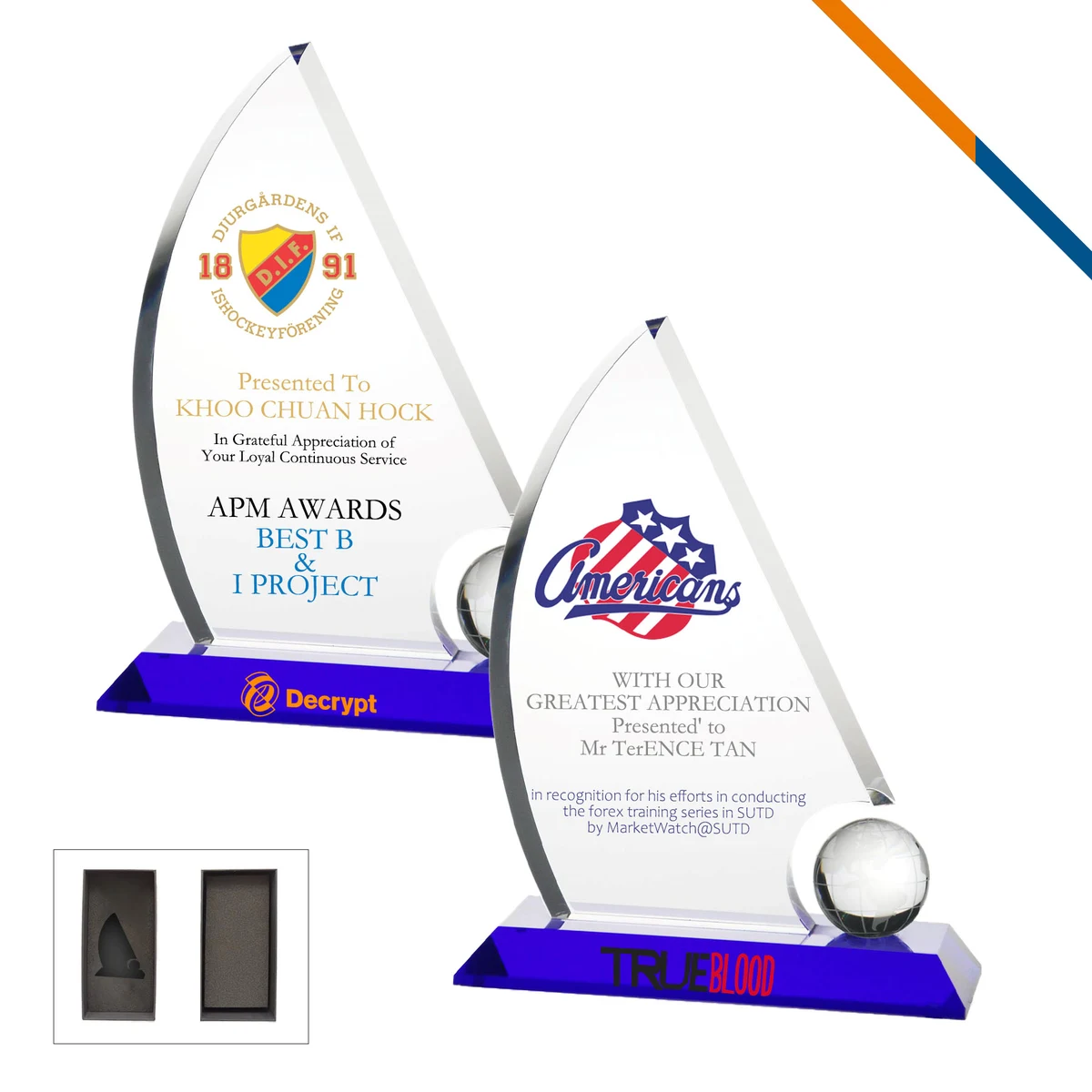 Gemiy Sailing Crystal Award 1